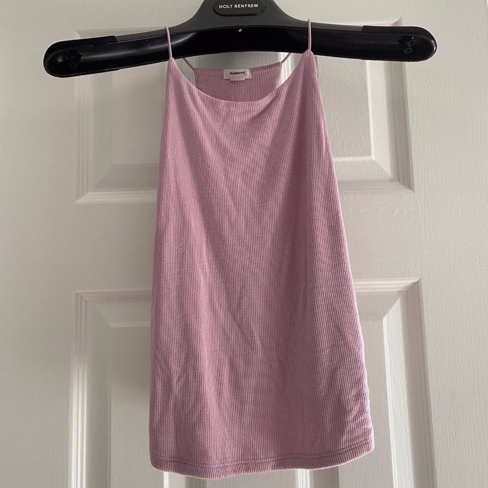 High Neck Tank in Pink/Purple